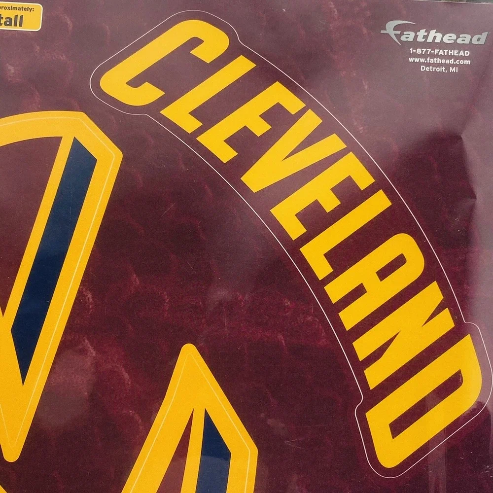 Cleveland Cavaliers Fathead Teammate Vinyl Decal Includes 4 Cavs Decals 8x16 NEW